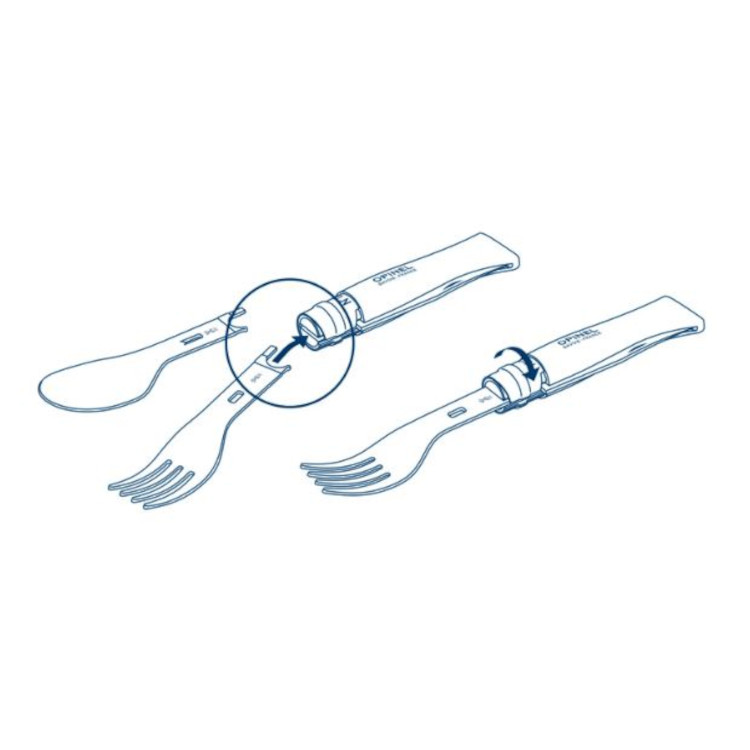 Opinel No 8 Beech Wood Picnic+ Kit - Image 3